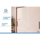 Ver imagem 5 de Guarda Roupa Solteiro 2 Ptas c/Pés Fit Off White S. Andirá