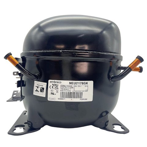 Motor Compressor Aspera 1 Hp Neu2178gk Embraco Gás R404 220v