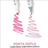 Conjunto Canetas Marcadores Permanente com 40cor Ponta Dupla - 5