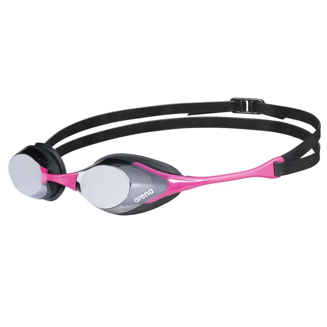 Óculos de Natação Cobra SWIPE Lente Mirror Prata Arena Preto - 2