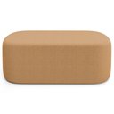 Ver imagem 4 de Cabeceira Cama Box 100cm Lanna com Puff Recamier Doha W01 Bouclê Mostarda - Lyam Decor