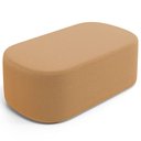 Ver imagem 2 de Cabeceira Cama Box 100cm Lanna com Puff Recamier Doha W01 Bouclê Mostarda - Lyam Decor