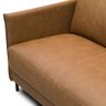 Sofá 4 Lugares para Sala Living 270cm Bliss L08 Couro Camel - Mpozenato - 5