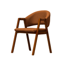 Ver imagem 2 de Cadeira de Jantar Essencial Luxo - Veludo Cobre