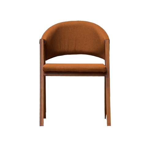 Cadeira de Jantar Essencial Luxo - Veludo Cobre