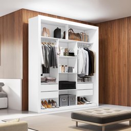 Closet Casal 4 Gavetas Amoudi Móveis - 1