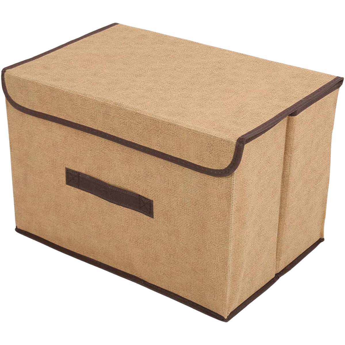 Caixa Organizadora Multiuso Organiz Tnt com Tampa 27x19x16cm:marrom - 1