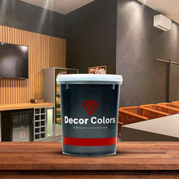 Decor Colors Tinta Efeito Cimento Queimado Diamantado Diamante Negro1,6kg - 4