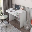 Ver imagem 2 de Mesinha Computador Multiuso Quarto Sala Escritorio 1 Gaveta