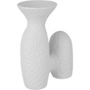 Ver mais imagens de Vaso Decorativo Cachepô 9x15x9cm Cerâmica Branco