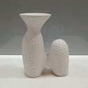 Ver imagem 4 de Vaso Decorativo Cachepô 9x15x9cm Cerâmica Branco