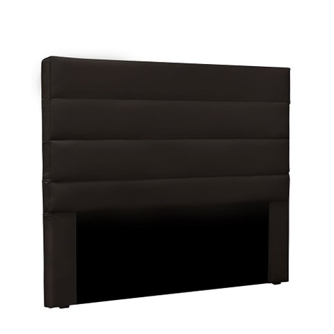Cabeceira La Italiana Para Cama Box Solteiro 90 cm Corino - D’Rossi - Marrom
