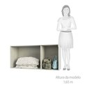 Ver imagem 3 de Maleiro Guarda Roupa Aberto Ponte Queen 165cm Prime Luciane Móveis