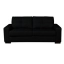 Ver imagem 6 de Sofá Decorativo Sala de Estar Punto Bipartido 4 Lugares 300cm Couro Preto - Mozzelar