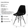 Kit 4 Cadeiras Charles Eames Eiffel Preto - 4