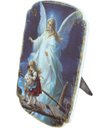 Ver imagem 2 de Quadro Mesa Colecionável Natal Anjo da Guarda Crianças 20cm