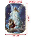 Ver imagem 4 de Quadro Mesa Colecionável Natal Anjo da Guarda Crianças 20cm