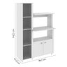 Balcão Multiuso 03 Portas Bl3304 Branco Tecnomobili - 2