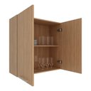 Ver imagem 5 de Armário de Cozinha Aéreo com 2 Portas 80cm Multimóveis Cr20414 Freijó