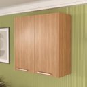 Ver imagem 1 de Armário de Cozinha Aéreo com 2 Portas 80cm Multimóveis Cr20414 Freijó