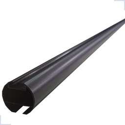Kit Varão Trilho Suisso Deslizante Wave 28mm 3,5m - Preto - 7