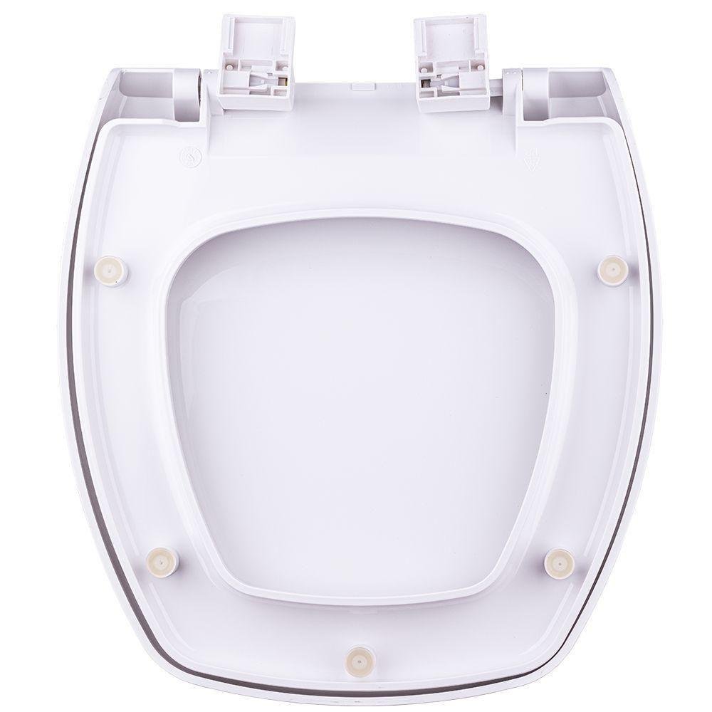 Assento Sanitário Astra com Amortecedor Hawaii Branco - 3