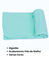 Ver imagem 4 de Manta Cueiro Bebê Malha com Viés 80x90cm