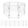 Cercado para Pet 5 Módulos Portão 83cm Utilyse Branco Chiqueirinho Cães Gatos Coelhos - 1