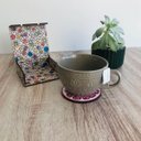 Ver imagem 4 de Conjunto 6 Porta Copos Com Caixa MDF Descanso Para Copos de Mesa Cítrico