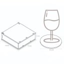 Ver imagem 3 de Conjunto 6 Porta Copos Com Caixa MDF Descanso Para Copos de Mesa Cítrico