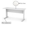 Mesa Escritório 1,20x0,60 Cor Cinza com 2 Gavetas - 4