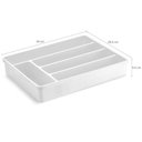 Ver imagem 3 de Porta Talheres Organizador Multiuso de Gaveta Separador Divisor Uz Branco