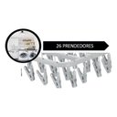 Ver imagem 5 de Varal Compacto com 26 Prendedores: a Solução Ideal para Roupas Íntimas e Meias