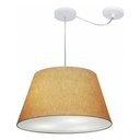 Ver imagem 3 de Lustre Pendente Cone com Desvio Md-4278 Cúpula 30/35x50cm Palha - Bivolt