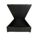 Ver imagem 1 de Cama Box Baú Casal Blindado Sintético Preto