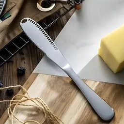 Conjunto 4 Espátulas Faca para Manteiga Patê Requeijão Aço Inox Lyor - 5