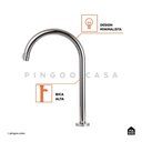 Ver imagem 4 de Torneira Para Banheiro Alta Javari Pingoo.casa - Prata Cromado