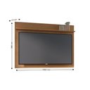 Ver imagem 3 de Painel para TV até 55 Polegadas com Prateleira Multimóveis Crcol-PTV027 Madeirado