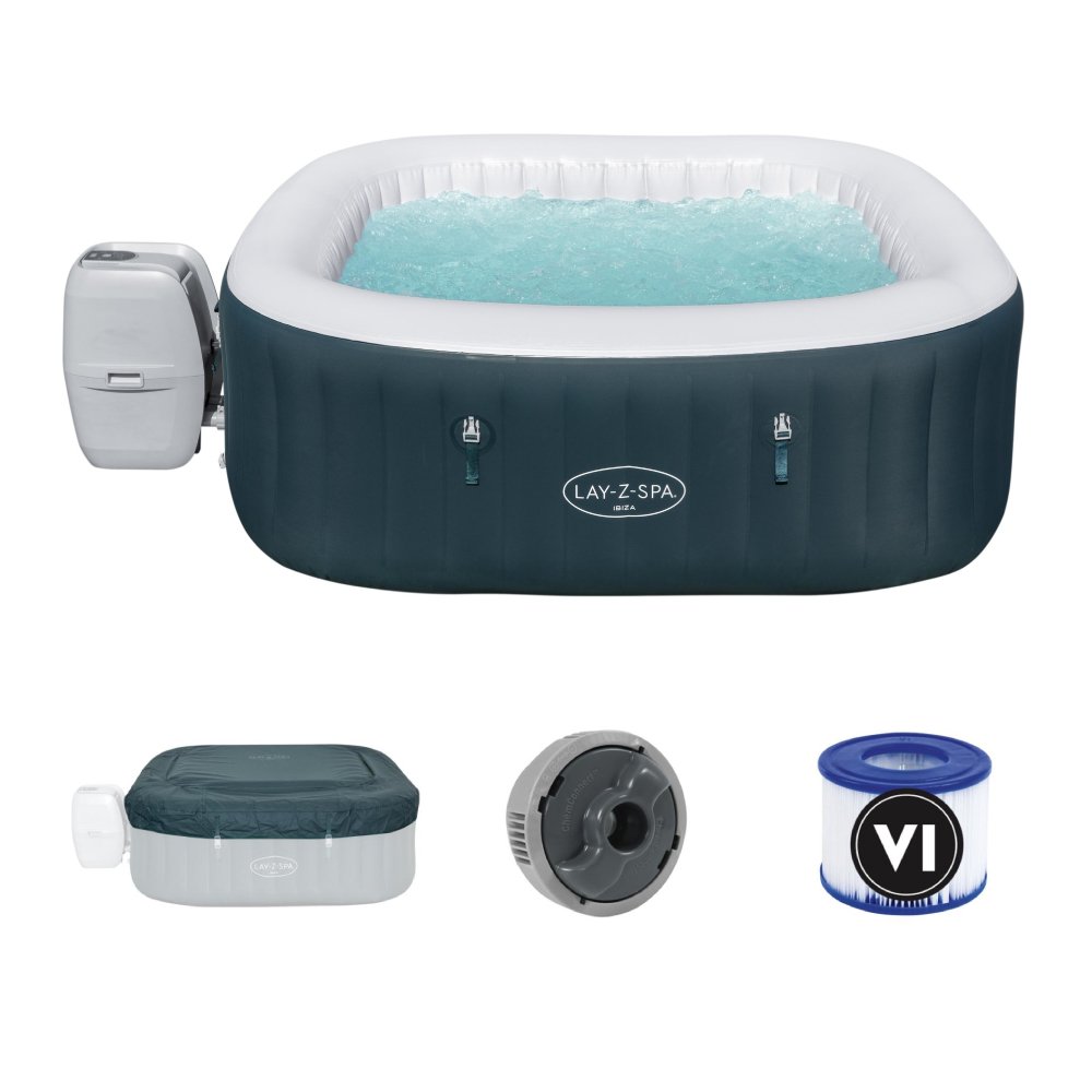 Banheira Ofurô Lay-Z-Spa Ibiza AirJet com Capa e Filtro e Aquecedor Bestway 110v - 2