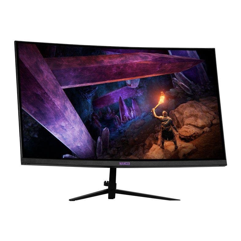 Monitor Gamer Mancer Valak, 23.6 Pol VA, Curvo, FHD, 1ms, 180Hz, FreeSync e G-Sync, HDMI/DP, MCR- - 2