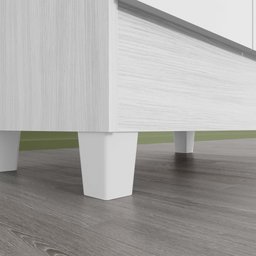 Armário Multiuso 2 Portas com Chave Egito Branco Tx - Incorplac - 4