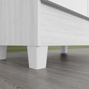 Ver imagem 4 de Armário Multiuso 2 Portas com Chave Egito Branco Tx - Incorplac