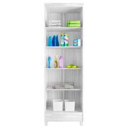 Armário Multiuso 2 Portas com Chave Egito Branco Tx - Incorplac - 3