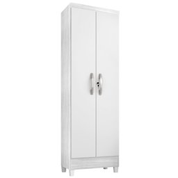 Armário Multiuso 2 Portas com Chave Egito Branco Tx - Incorplac - 1