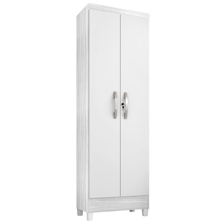 Armário Multiuso 2 Portas com Chave Egito Branco Tx - Incorplac Armário Multiuso 2 Portas com Chave Egito Branco Tx - Incorplac