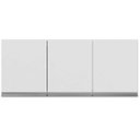 Ver imagem 1 de Armário Aéreo Andréia 3 Portas 120 Cm Branco Ajl Móveis