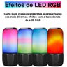 Caixa De Som Bluetooth Portátil 15W RMS Potente Speaker Iluminação LED RGB Recarregável Entrada Usb  - 2