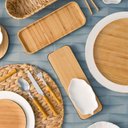 Ver imagem 1 de Bandeja de Bambu Retangular 28X11X1,5cm