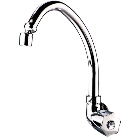 Torneira de Parede Bica Móvel Luxo com Arejador 1/2" C/50 1156 - 24104 - STOC