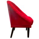 Ver imagem 2 de Kit 4 Cadeiras Sala de Estar Liz Veludo Vermelho